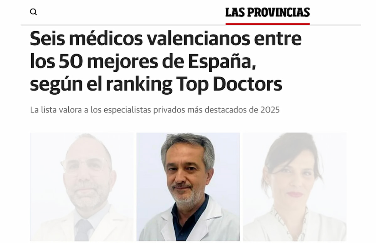 Doctor Eduardo Nagore entre los 50 mejores médicos de España